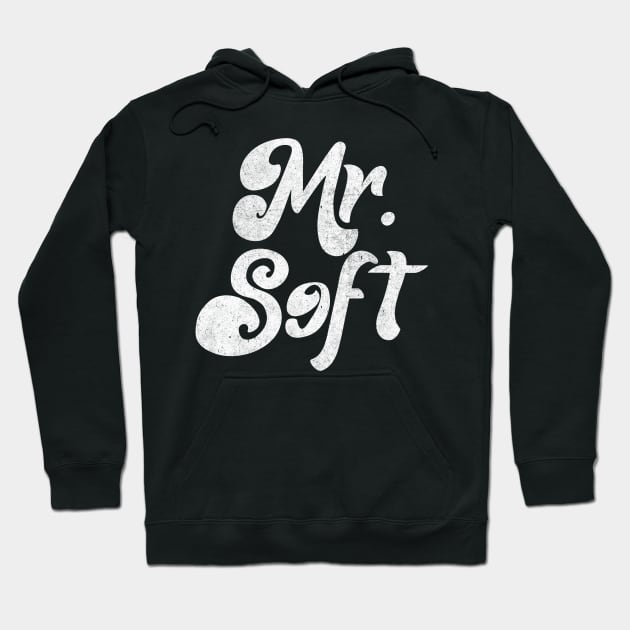 Mister Soft / Retro Style Design Hoodie by DankFutura